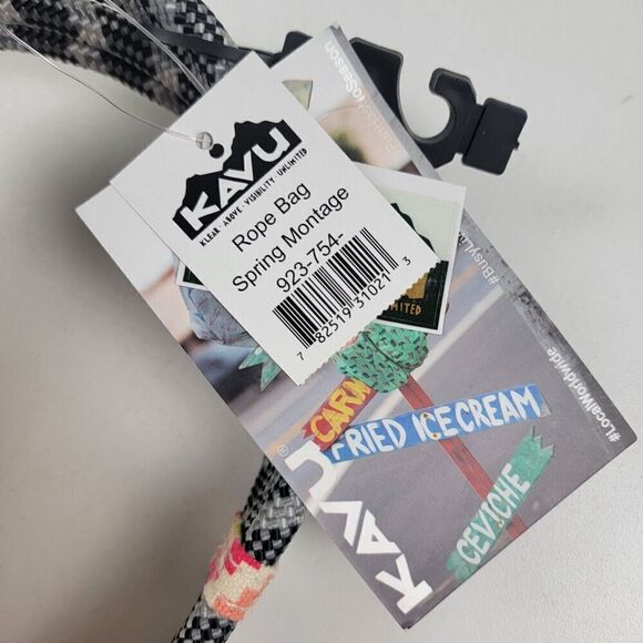 Kavu Mini Rope Sling Bag Polyester Crossbody NWT Outdoor Hiking‎ Carry-On New - Picture 2 of 6